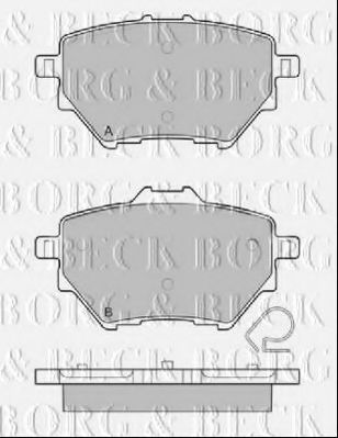 Тормозные колодки BORG & BECK BBP2452