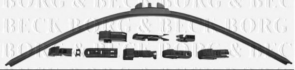 Щетка стеклоочистителя BORG & BECK BW26F