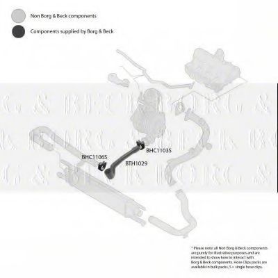 Патрубок наддува BORG & BECK BTH1029