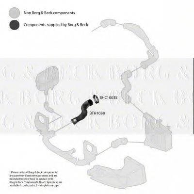 Патрубок наддува BORG & BECK BTH1088