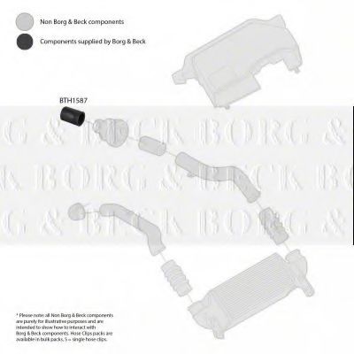 Патрубок наддува BORG & BECK BTH1587