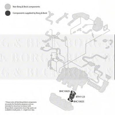 Патрубок наддува BORG & BECK BTH1123