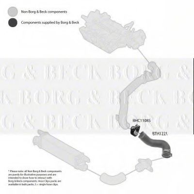 Патрубок наддува borgbeck BTH1221