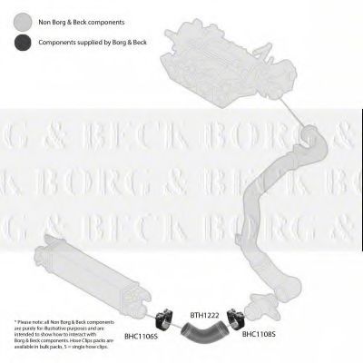 Патрубок наддува borgbeck BTH1222