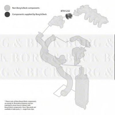 Патрубок наддува BORG & BECK BTH1232