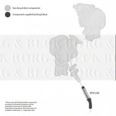 Патрубок наддува BORG & BECK BTH1244