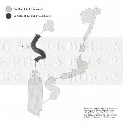 Патрубок наддува BORG & BECK BTH1258