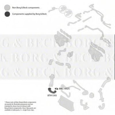 Патрубок наддува BORG & BECK BTH1393