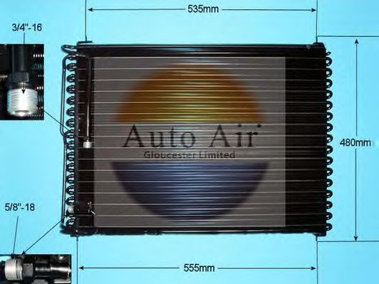 Радиатор кондиционера VOLVO 1388738