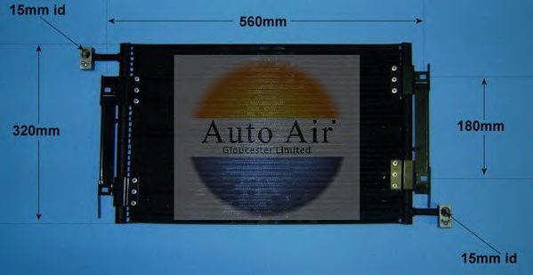 Радиатор кондиционера autoairgloucester 16-9782
