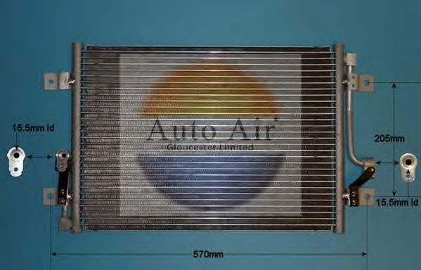 Радиатор кондиционера autoairgloucester 16-9790
