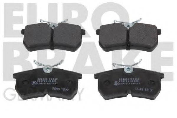 Тормозные колодки EUROBRAKE 5502222550