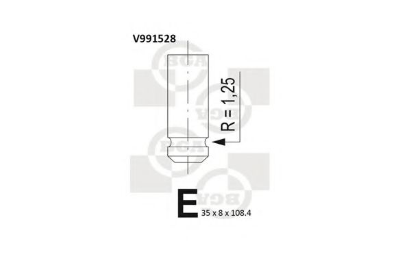 Выпускной клапан BGA V991528