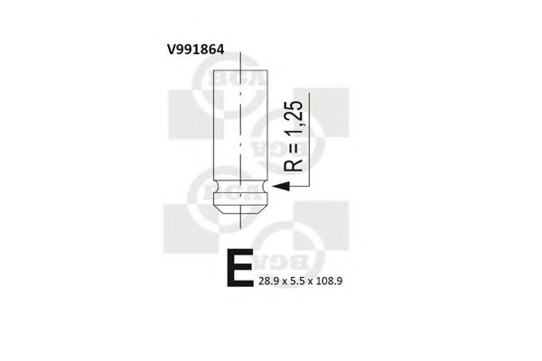 Выпускной клапан BGA V991864