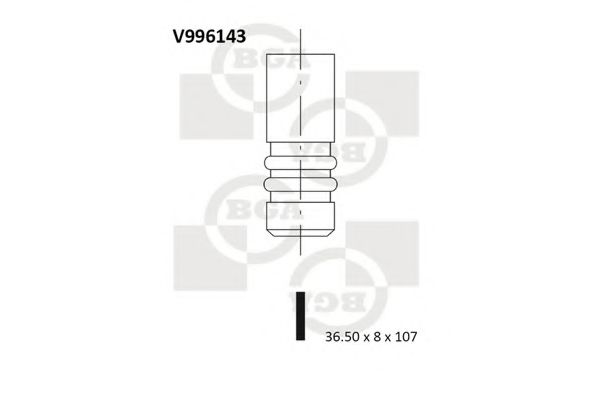 Впускной клапан BGA V996143