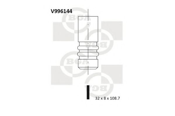 Выпускной клапан BGA V996144