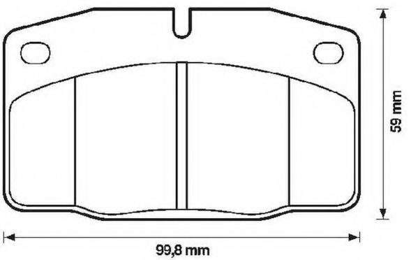 Тормозные колодки JURID 571276J-AS