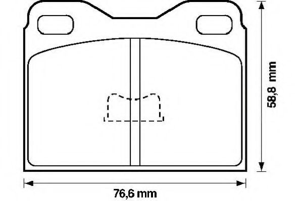 Тормозные колодки jurid 571227J