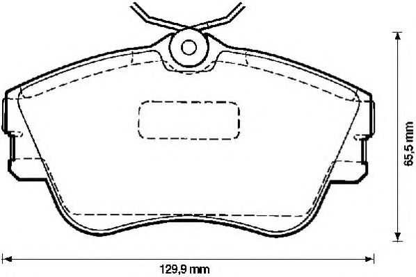 Тормозные колодки JURID 571847J