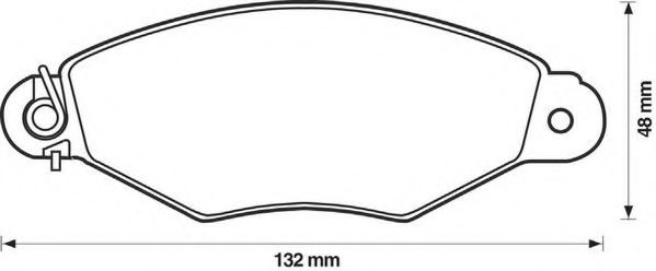 Тормозные колодки JURID 571931J