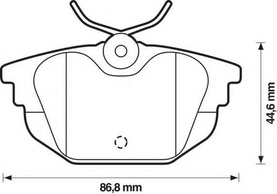 Тормозные колодки JURID 571979J