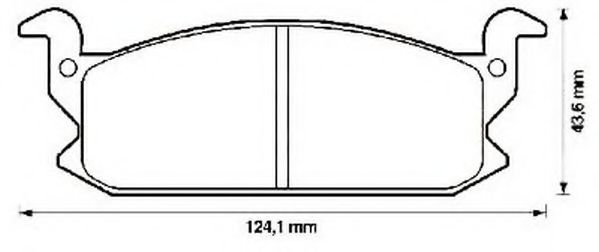 Тормозные колодки JURID 572262J