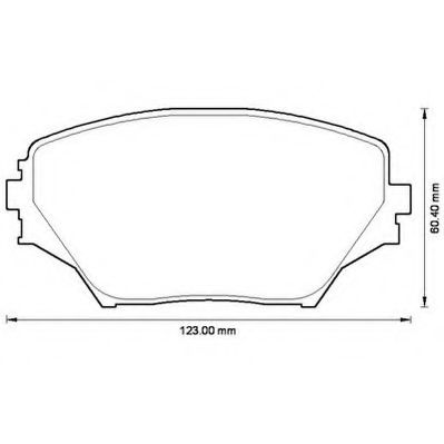 Тормозные колодки JURID 572487J