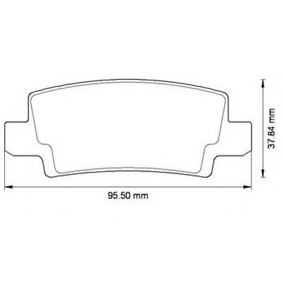 Тормозные колодки JURID 572492J