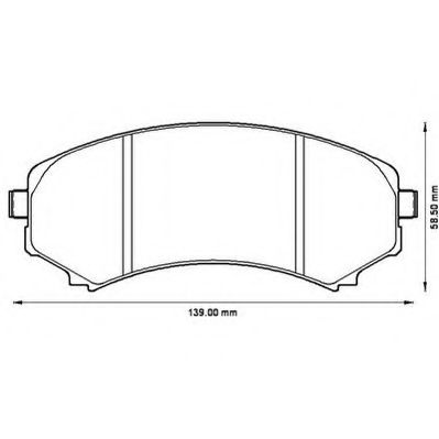 Тормозные колодки JURID 572497J