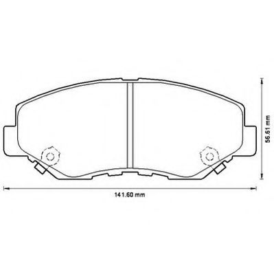 Тормозные колодки JURID 572504J