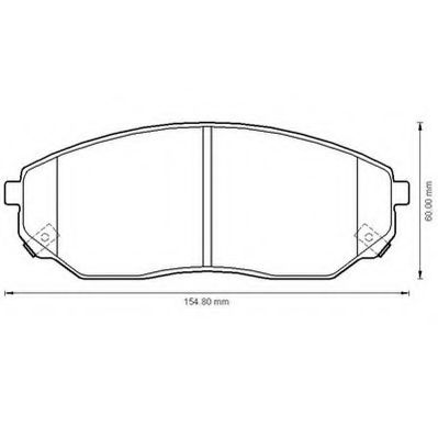 Тормозные колодки JURID 572511J