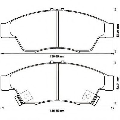 Тормозные колодки JURID 572545J