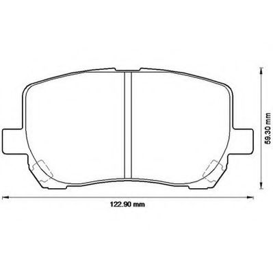 Тормозные колодки JURID 572546J