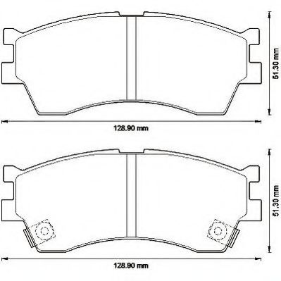 Тормозные колодки JURID 572560J