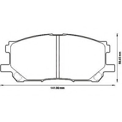 Тормозные колодки JURID 572562J