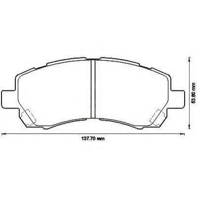 Тормозные колодки JURID 572566J