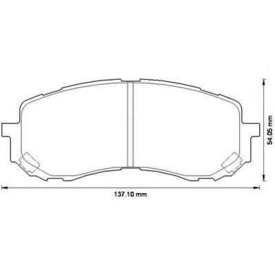 Тормозные колодки JURID 572571J