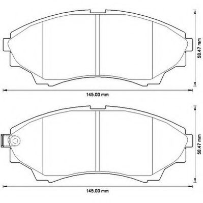 Тормозные колодки JURID 572572J
