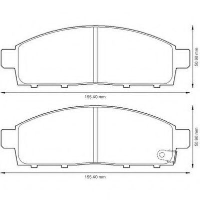 Тормозные колодки JURID 572574J