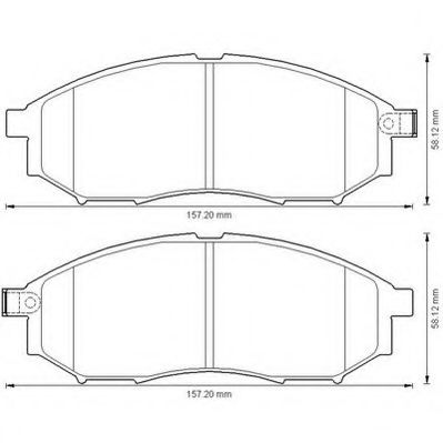 Тормозные колодки JURID 572575J