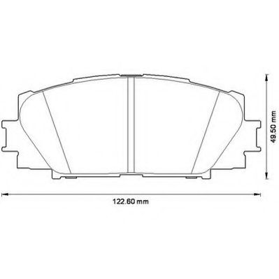 Тормозные колодки JURID 572578J