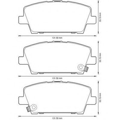 Тормозные колодки JURID 572579J