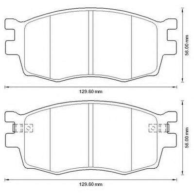 Тормозные колодки JURID 572593J