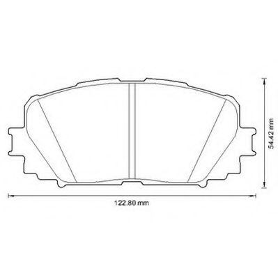 Тормозные колодки JURID 572594J