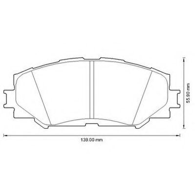 Тормозные колодки JURID 572598J