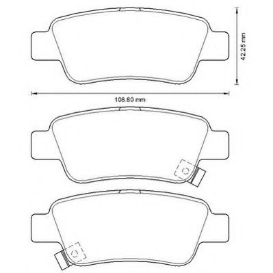 Тормозные колодки JURID 572606J