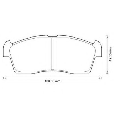 Тормозные колодки JURID 572611J