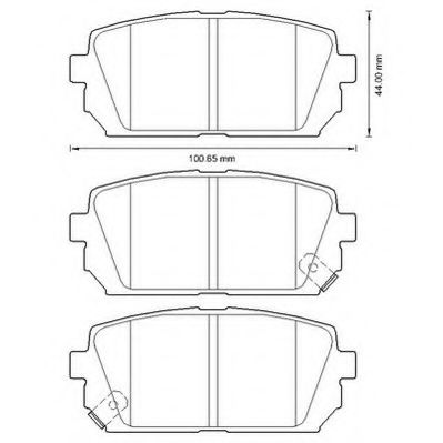 Тормозные колодки JURID 572613J