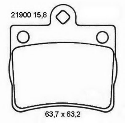 Тормозные колодки JURID 573053J