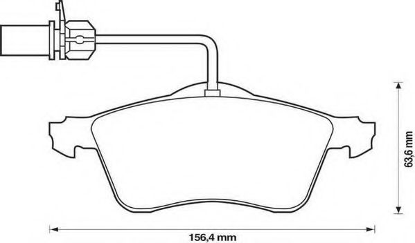 Тормозные колодки JURID 573106J